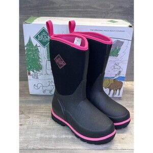 Muck Boot Company Youth 11 Element Black Pink 5mm Neoprene Snow Boots